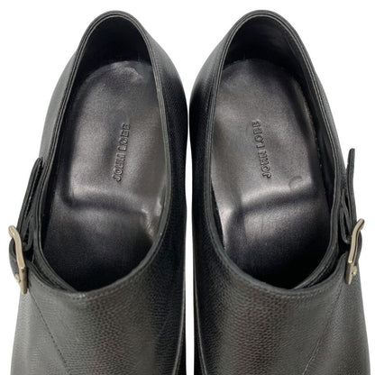 ジョンロブ レザーシューズ コースト シングルモンク カーフ ブラック UK10.5E  メンズ 革靴 JOHN LOBB COAST CALF ビジネスシューズ 約29.0cm【LA】【中古】