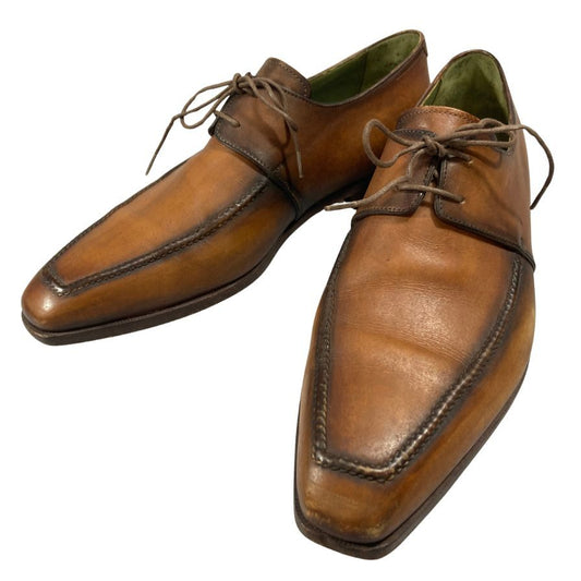 ベルルッティ レザーシューズ スクエアトゥ メンズ サイズ6相当 ブラウン系 BERLUTI ビジネスシューズ 約25.0cm【LA】【中古】