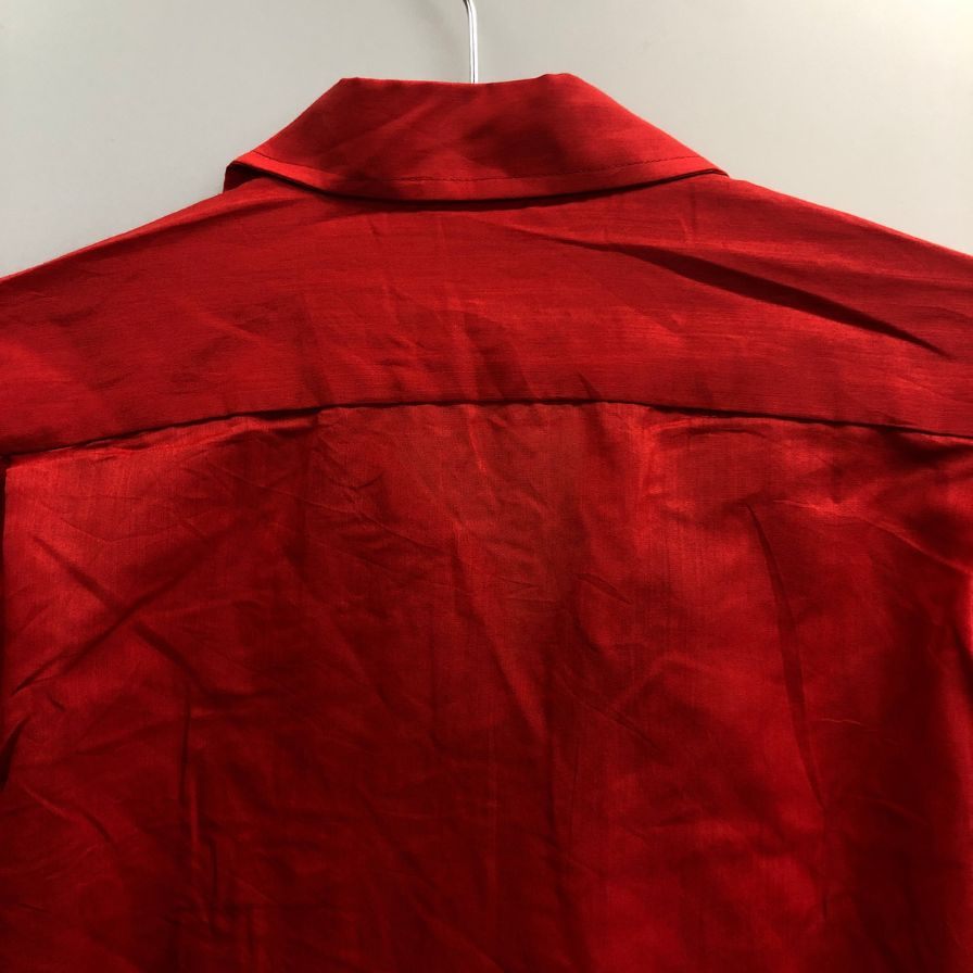 美品◆マックレガー オープンカラーシャツ ヴィンテージ レッド メンズ サイズM McGREGOR 【AFB9】