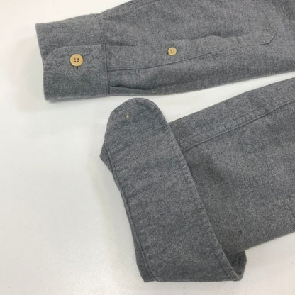 極美品◆アバクロンビー&フィッチ 長袖シャツ コットン グレー メンズ サイズS Abercrombie&Fitch 【AFB5】