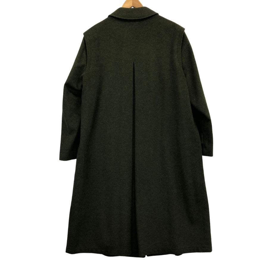 極美品◆アクアスキュータム ローデンコート ウール オリーブ  サイズ36 メンズ Aquascutum 【AFA4】