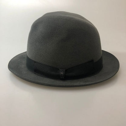 テシ ラビットファー フェルト 中折れ ハット グレー サイズ 60 TESI【AFB50】