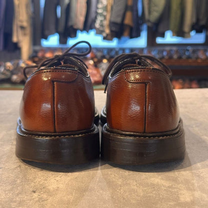 フローシャイム プレーントゥ グレインレザー ブラウン グレインレザー サイズUS10.5B メンズ FLORSHEIM ビジネスシューズ 約27.0cm【LA】【中古】