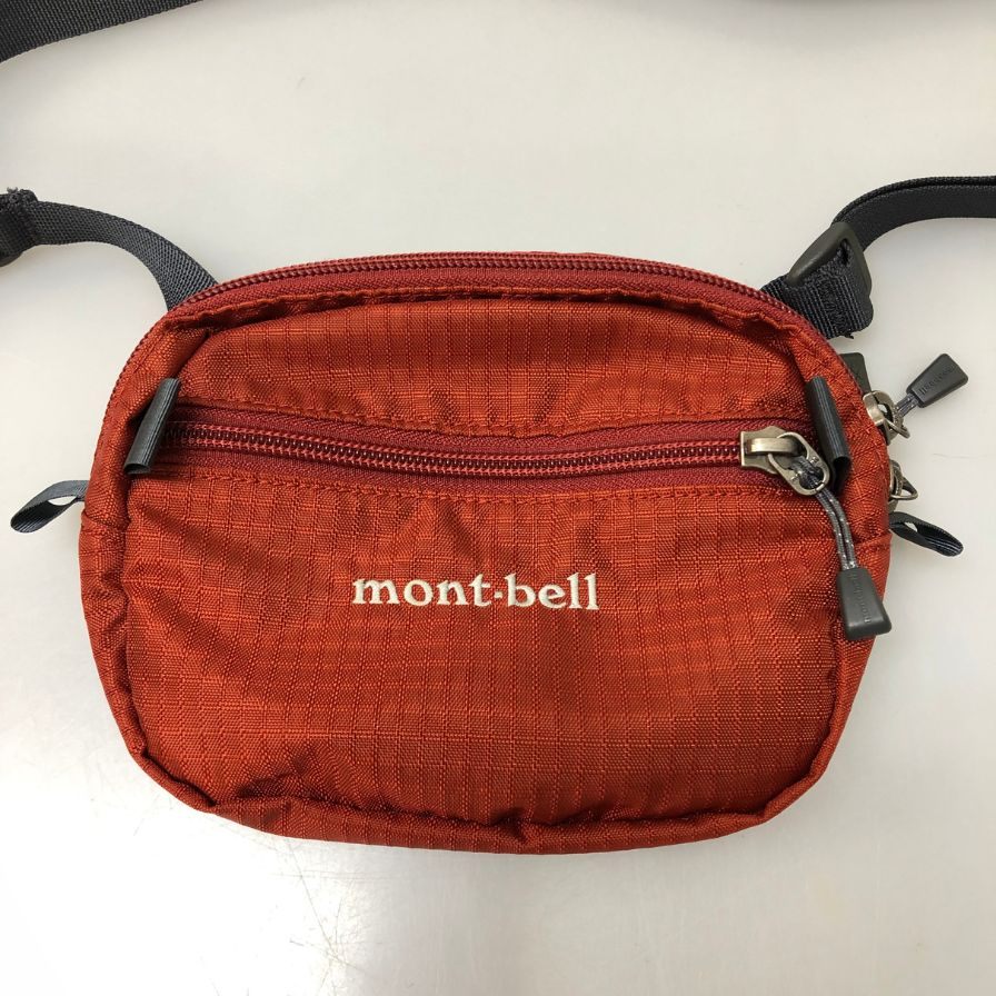 モンベル ショルダーミニバッグ ミニポーチ 1123774 ボルドー mont-bell【AFE3】