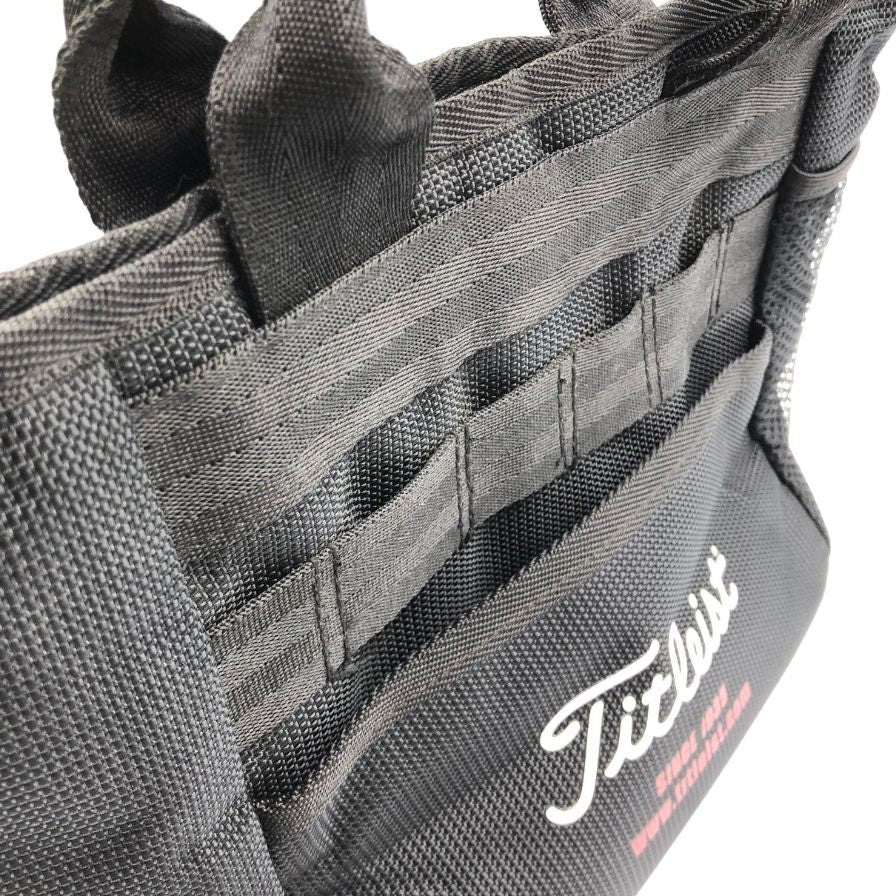 タイリスト ラウンドトートバッグ ナイロン ブラック Titleist【AFE9】