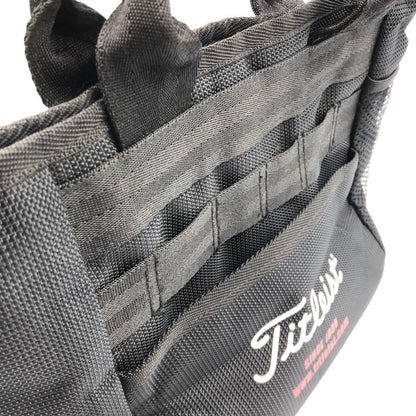 タイリスト ラウンドトートバッグ ナイロン ブラック Titleist【AFE9】