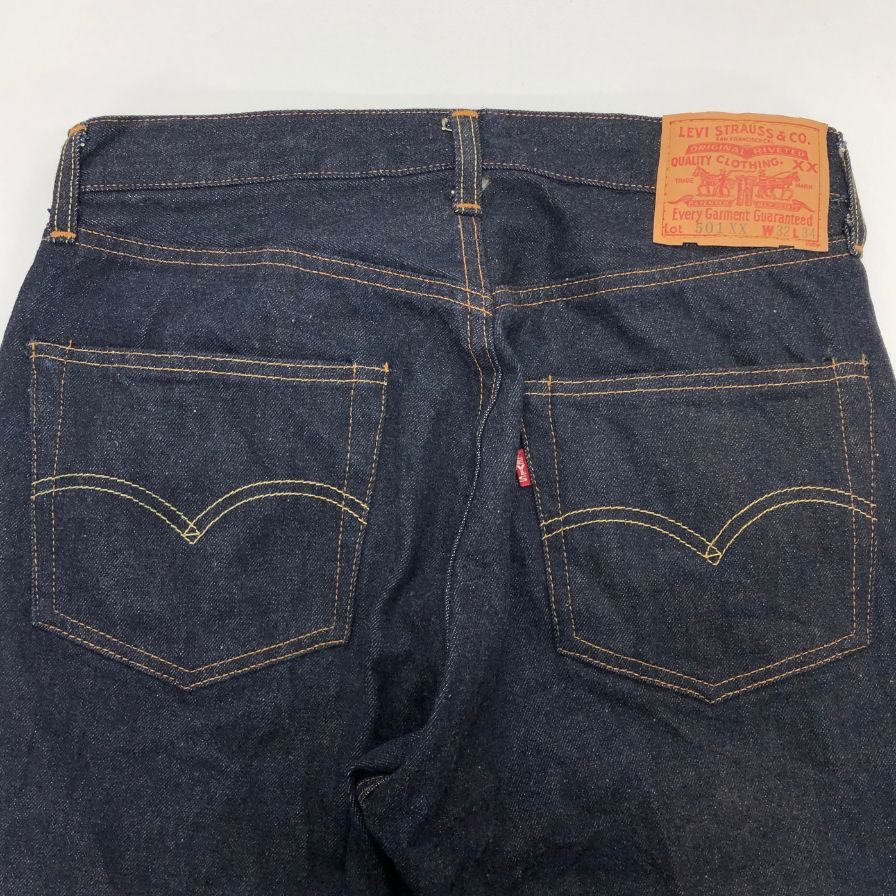 リーバイス 501XX BIG E 復刻 1999年2月 米国製 ボタン裏555 メンズ サイズW32L34 インディゴ LEVI'S 【AFB17】
