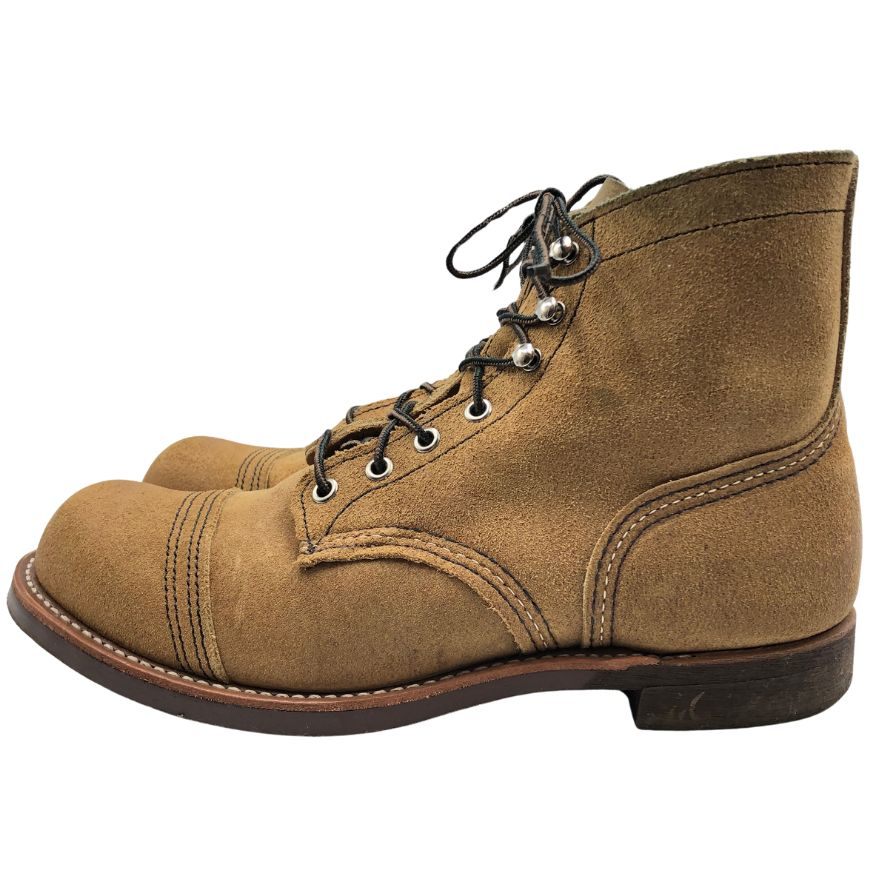 レッドウィング アイアンレンジャー 8083  メンズサイズ UK7.5 ブラウン RED WING 約26.5cm【AFC45】