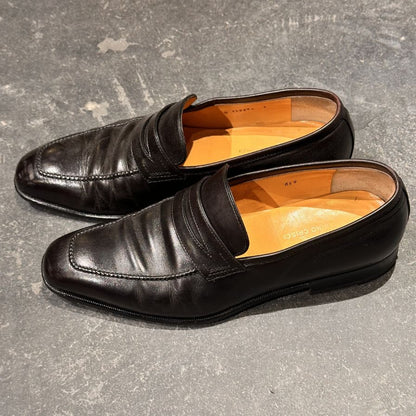 タニノクリスチー ローファー ブラック カーフ サイズUK7 TANINO CRISCI ローファー 約25.5cm【LA】【中古】