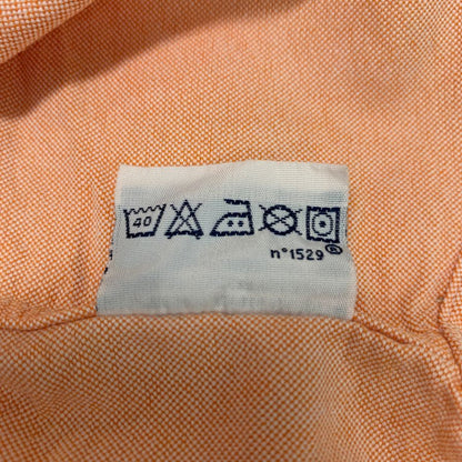 美品◆ポロ ラルフローレン バンドカラーシャツ 90s オールド ピンク メンズ サイズ15.5 Polo Ralph Lauren 【AFB1】