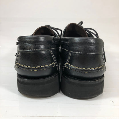 パラブーツ シップス デッキシューズ バース シボ革 バイカラー 2トーン ブラック メンズ サイズUK7.5 PARA BOOT BARTH 約26.0cm【AFC41】