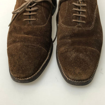 ジョセフチーニー ストレートチップ スエード ブラウン メンズ サイズ6.5E JOSEPH CHEANEY 約25.5cm【AFC34】