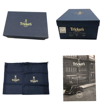 トリッカーズ レースアップブーツ モールトン エイコン ブラック メンズ サイズ8 Tricker’s ブーツ 約26.5cm【LA】【中古】