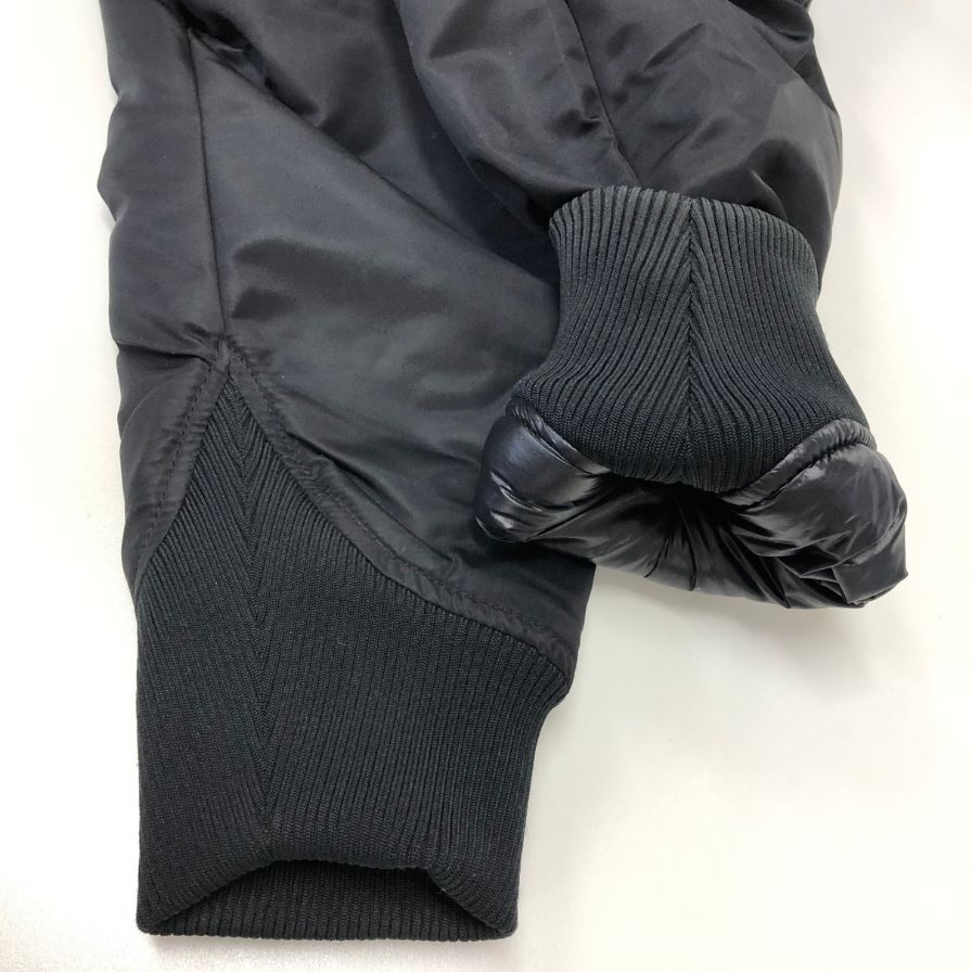 極美品◆ユニクロ +J ハイブリッドダウンオーバーサイズ MA-1 サイズM ブラック uniqlo +J 【AFA10】