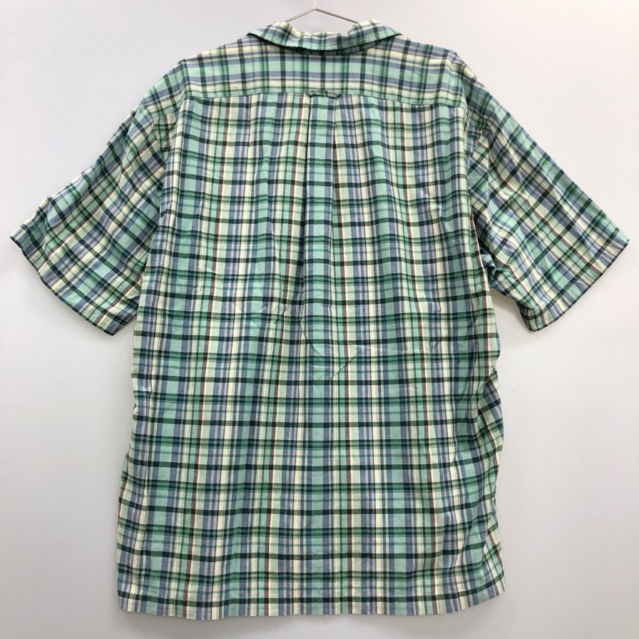 美品◆ラルフローレン ヴィンテージ開襟シャツ CALDWELL チェック メンズ サイズXL POLO RALPH LAUREN 【AFB42】