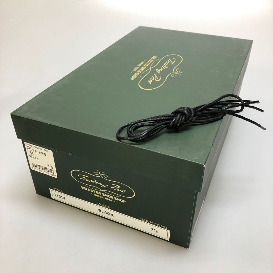 トレーディングポスト T19142 メンズ ブラック サイズ7ハーフ Trading Post 約25.5cm【AFD14】