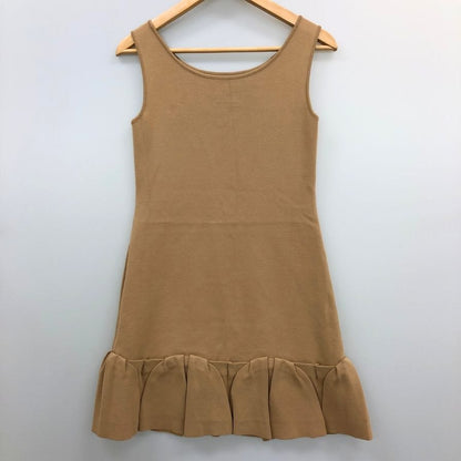 中古◆デイジーリン フォー フォクシー ノースリーブニットワンピース 31241 レディース サイズ38 ブラウン DAISY LIN for FOXEY 【AFB23】