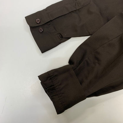 極美品◆アンダーカバー×ディッキーズ UC1F4402 ワークシャツ TCツイル ブラウン サイズ3 メンズ Dickies UNDERCOVER 【AFB22】