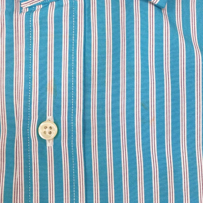 ポロ ラルフローレン 長袖シャツ ストライプ ブルー系 メンズ サイズ39 POLO by RALPH LAUREN【LA】