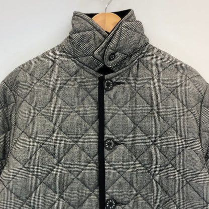 美品◆マッキントッシュ ロロピアーナ生地 キルティング ハーフコート 英国製 メンズ サイズ42 グレー MACKINTOSH Loro Piana 【AFA4】