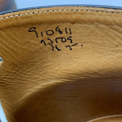 トリッカーズ M7509 チャッカブーツ メダリオン ダイナイトソール ブラック サイズ7.5 メンズ TRICKER'S ブーツ 約26.0cm【LA】【中古】