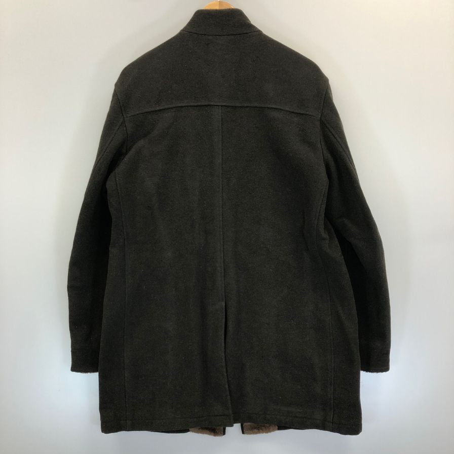 美品◆ミシェルクラン スタンドカラー ウールジャケット グレー サイズ48 MICHEL KLEIN MK 【AFA7】