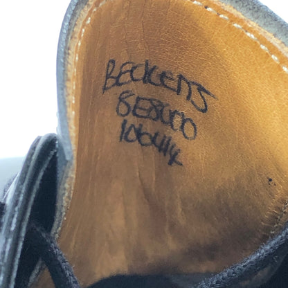 ジョンロブ レザーシューズ ベケッツ プレーントゥ カーフ 8000ラスト ブラック UK8E JOHN LOBB BECKETTS 約27.0cm【AFC28】
