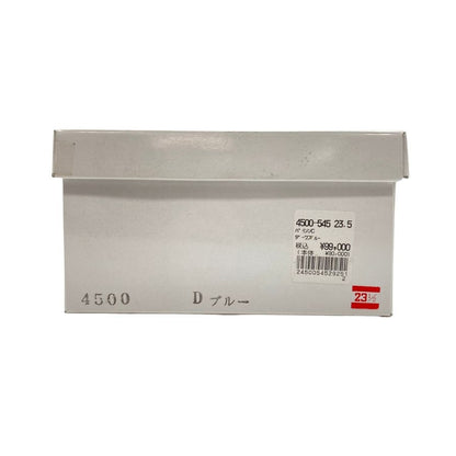 新宿屋 レザーサンダル レザー×パイソン 4500-545 23.5cm レディース ブルー shinjukuya 約23.5cm【7-7】