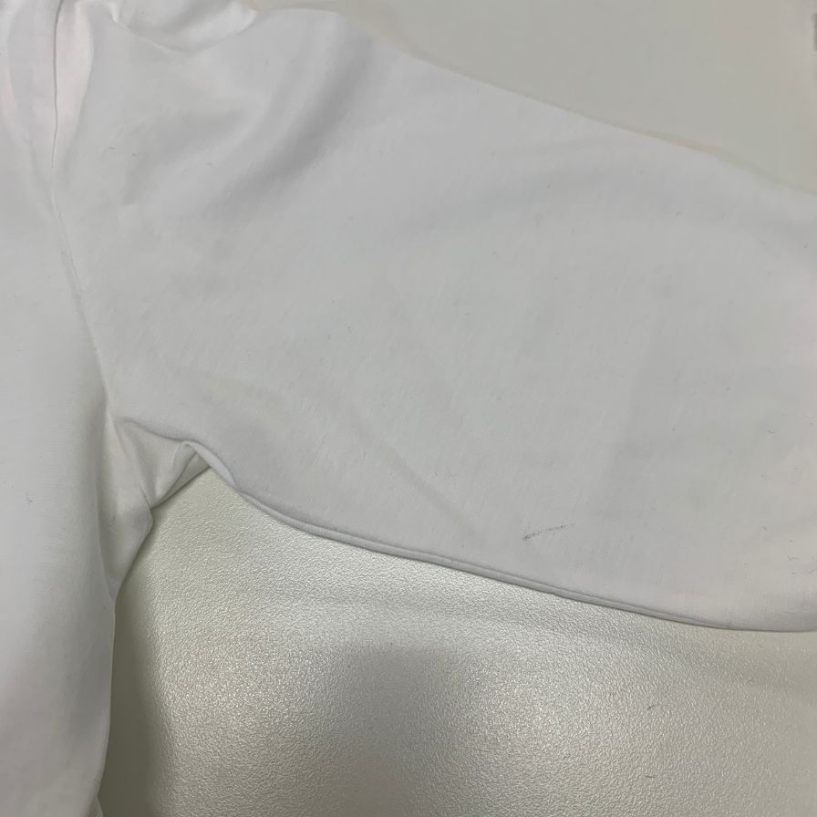 極美品◆ノワールケイニノミヤ コムデギャルソン レディース 変形クルーネックトップス AD2024 3N-T003 サイズM ホワイト noir kei ninomiya 【AFB37】