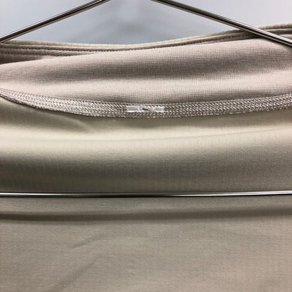 美品◆ルルレモン 長袖トップス ジップアップ ベージュ レディース lululemon 【AFB16】