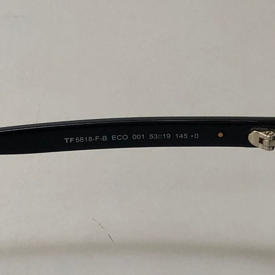 トムフォード  メガネ サングラス   TF 5818-F-B ECO 001 53□19 ブラック TOM FORD【AFB55】