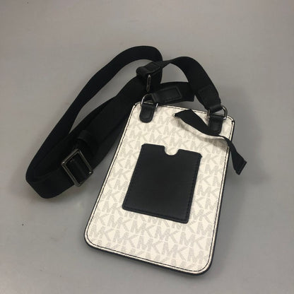 マイケルコース スマホショルダー シグネチャー ロゴ レザー レディース MICHAEL KORS【AFE9】