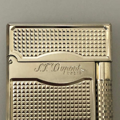 デュポン ライター 023011 ル グラン ダイヤモンドヘッド パラディウム ダブルバーナー シルバー S.T. Dupont【AFI5】【中古】