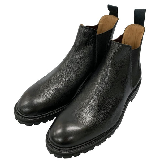クロケット&ジョーンズ サイドゴアブーツ チェルシー グレインレザー ブラック メンズ サイズUK8 Crockett＆Jones CHELSEA11 約26.5cm【AFC40】