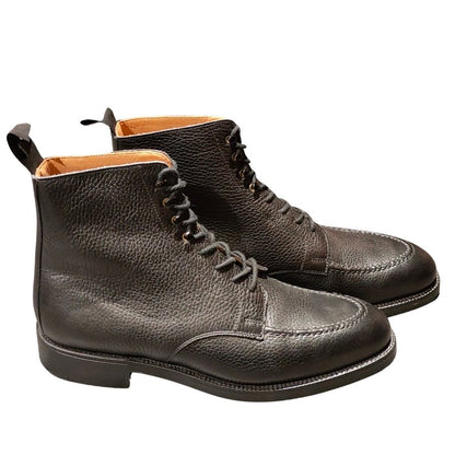 極美品◆クロケット&ジョーンズ レザーブーツ レザー ゴールウェイ ブラック メンズ サイズUK6.5E CROCKETT&JONES GALWAY ブーツ 約24.5cm【LA】【中古】