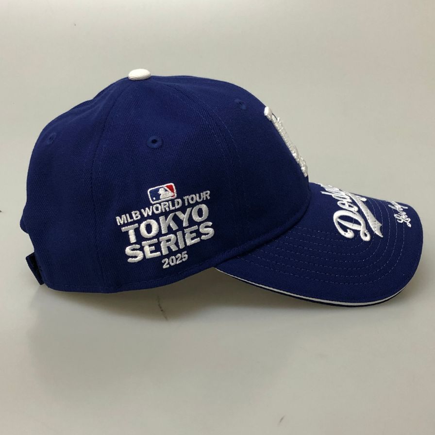 ニューエラ×MLB GR8別注 キャップ MLB World Tour Tokyo Series 2025 LA ドジャース ネイビー サイズSｰM NEW ERA【AFB54】【中古】
