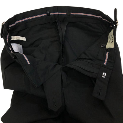 ベルナールザンス ×ビームス ウール混合 スラックス  パンツ メンズサイズ US28  ブラック BERNARD ZINS × BEAMS 【AFB30】
