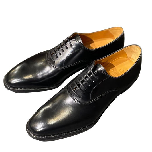 オリエンタルシューメーカー レザーシューズ プレーントゥ ST6004 ブラック サイズ メンズUK5.5 Oriental shoemaker  約23.5cm【LA】【中古】