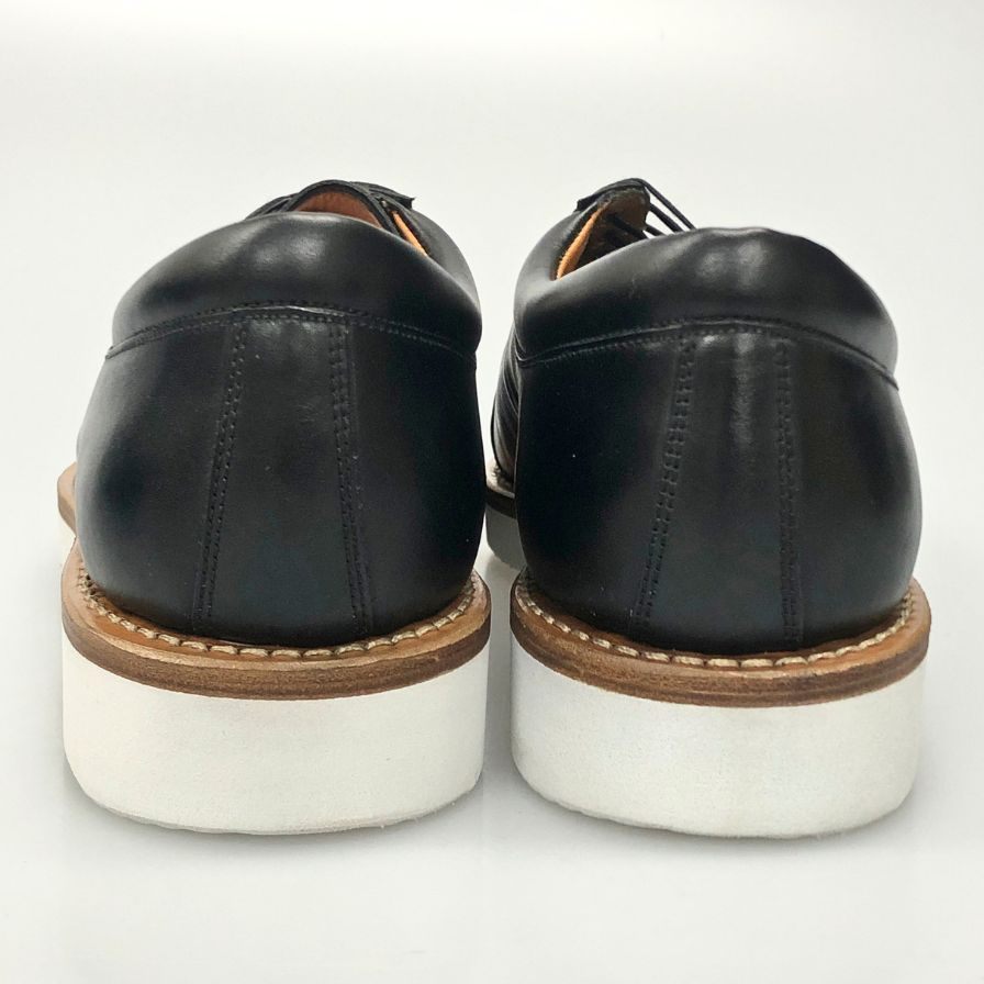 ジャランスリウァヤ レザースニーカー EXTRA LIGHT 990088 カーフ ブラック サイズ8 メンズ Jalan Sriwijaya Intelligence Shoes 約26.5cm【AFD15-2】