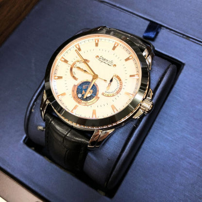 オーガストレイモンド マゼラン クオーツ 軌道衛星 AR7782.3 白文字盤 AUGUSTE REYMOND【AFI4】