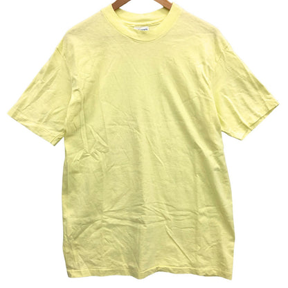 極美品◆ヘインズ Tシャツ クルーネック コットン メンズ イエロー サイズL HANES 【AFB47】