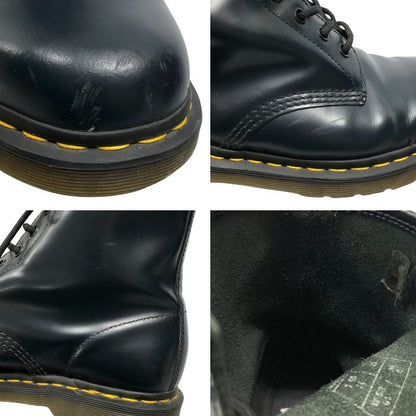 ドクターマーチン レースアップブーツ 8ホール ジェイドン レザー サイズUK9  GV01V メンズ ブラックネイビー Dr.Martens JADON 約28.0cm【AFC31】