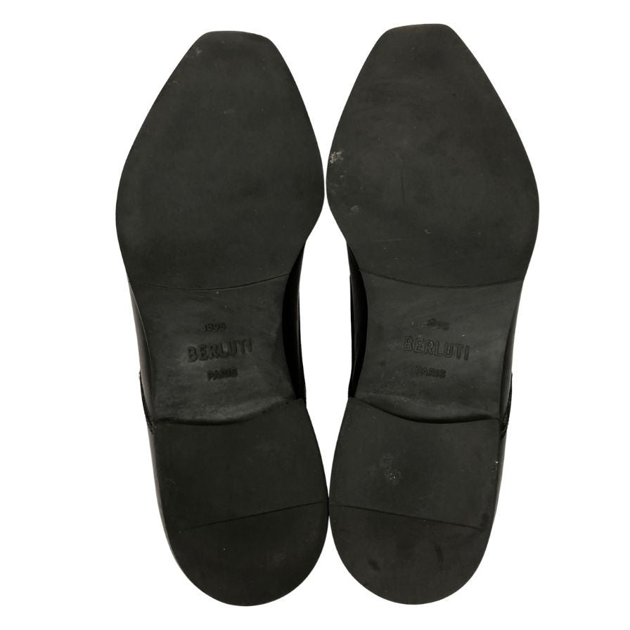 ベルルッティ レザーシューズ シングルモンク メンズ サイズ8.5 バーガンディ  Berluti 約26.5cm【AFC33】
