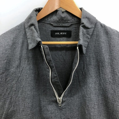 極美品◆ヴァイナルアーカイブ 17SS アノラックジャケット ハーフジップ メンズ サイズS VAINL ARCHIVE 【AFB27】
