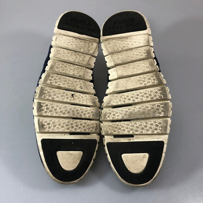 コールハーン ゼログランド C31401  レザースニーカー ウイングチップ オックスフォード スエード ネイビー サイズ7.5 メンズ Cole Haan 約25.0cm【AFC43】