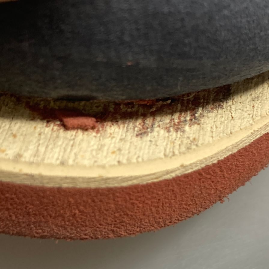 ラッセルモカシン デッキシューズ スエード メンズ ネイビー サイズ6.5E RUSSELL MOCCASIN 約25.0cm【AFC34】