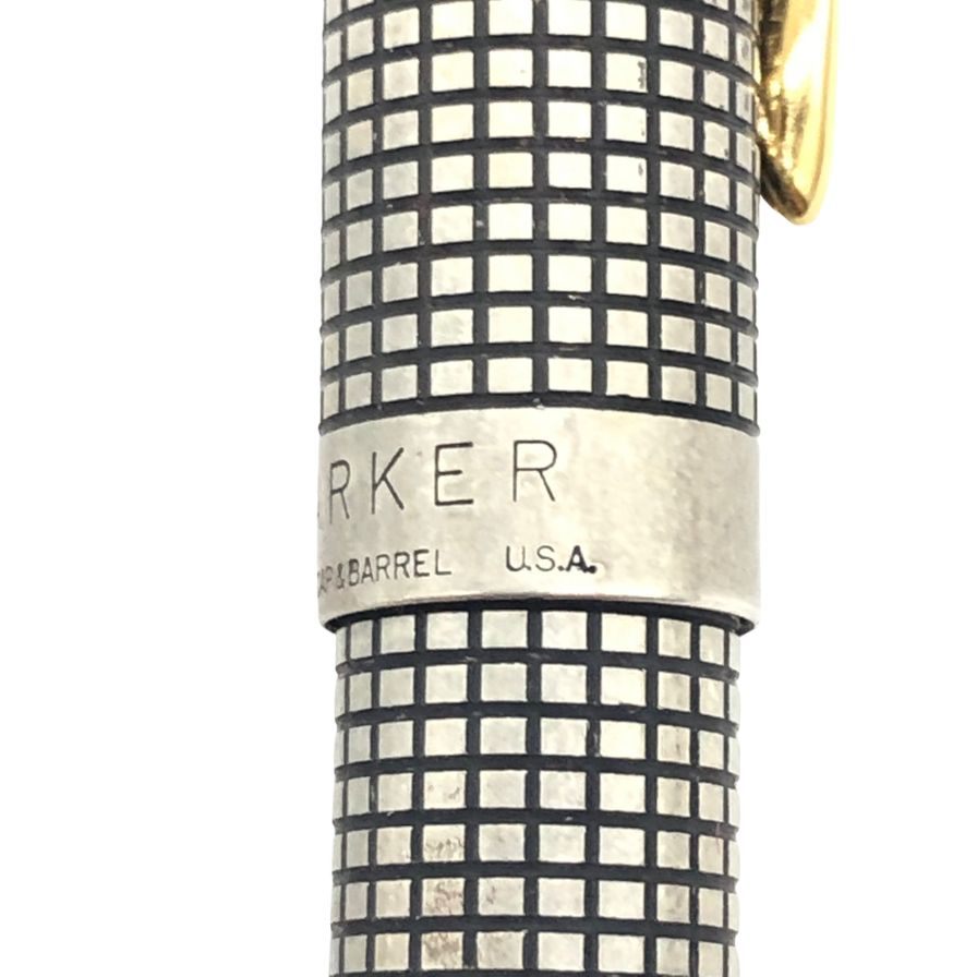 Used ◆ Parker ballpoint pen knock type STERLING CAP &amp; BARREL PARKER [AFI4] 