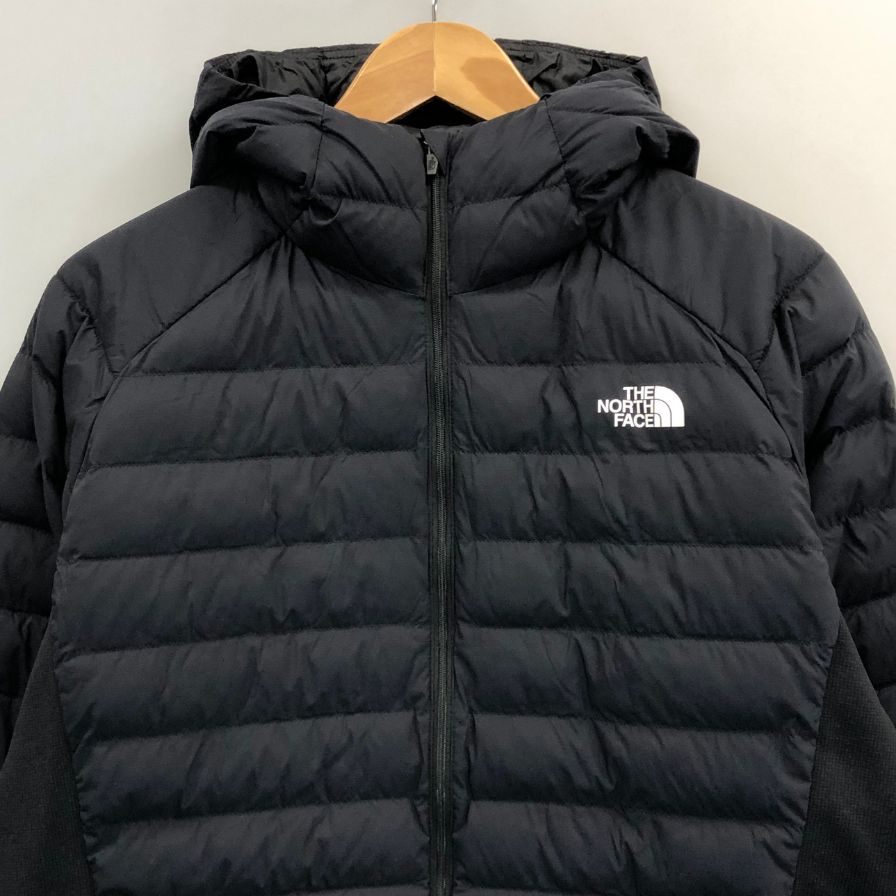 新品同様◆ザ ノースフェイス 中綿ジャケット レッドランフーディ NY82576 ブラック メンズ サイズL THE NORTH FACE 【AFF22】