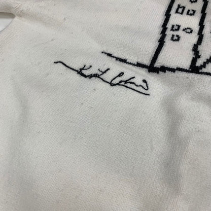 中古◆スナイデル KURT COBAINコラボ 白ニット サイズフリー SNIDEL 【AFB48】