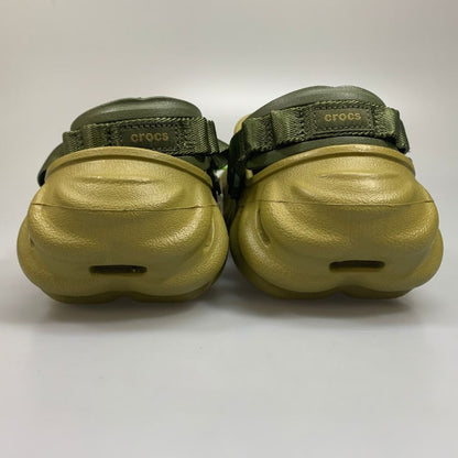 クロックス サンダル エコー クロッグ カーキ系 28cm メンズ crocs ECHO CLOG 約28.0cm【AFC28】
